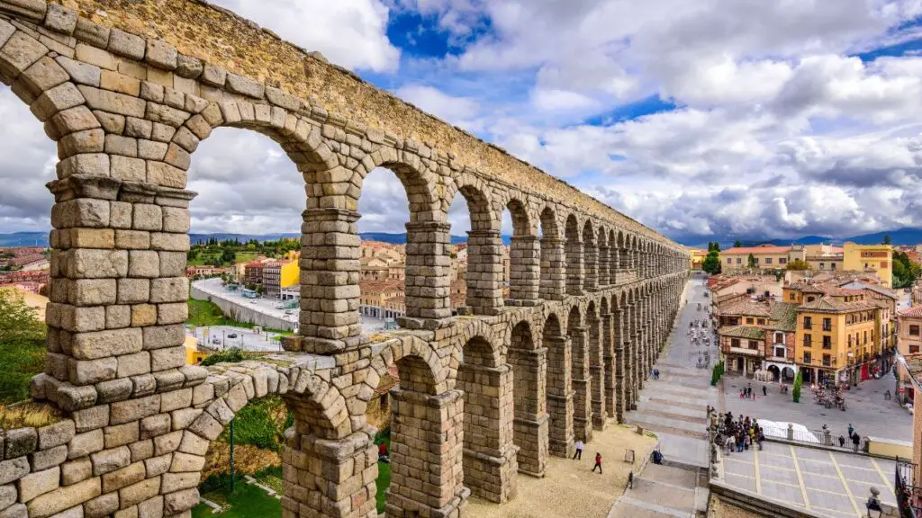 Segovia Aqueduct (Important landmark in Spain)